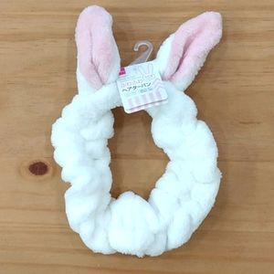 $5 New Fluffy Plush Rabbit Bunny ears head band wrap